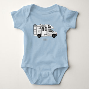 Body Illustration de dessin animé Campervan