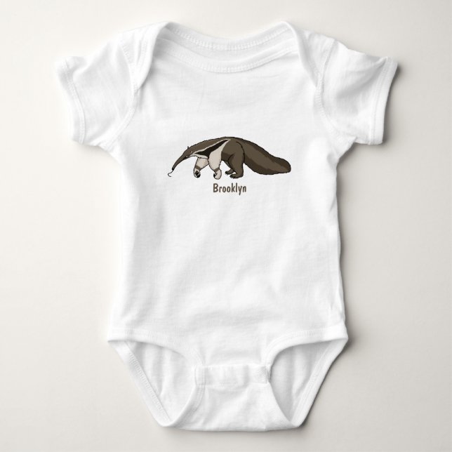 Body Illustration de dessin animé d'Anteater happy (Devant)