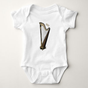Body Illustration de dessin animé sur la harpe