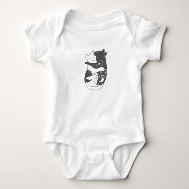 Body Illustration de la nuit du chat de jour - Choisir  (Devant)