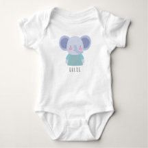 Illustration de l'éléphant mignon - Nom personnali