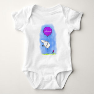 Body Illustration de l'humour en ballons de mouton mign
