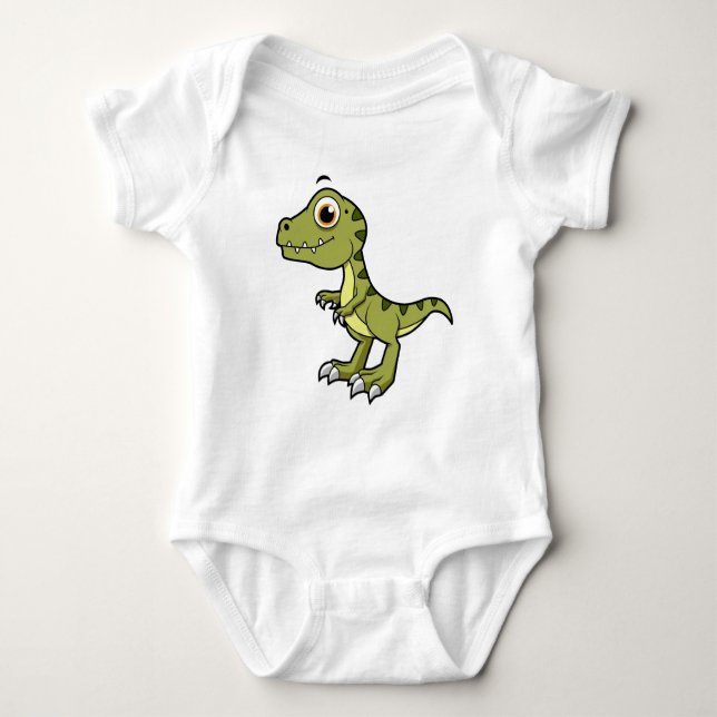 Body Illustration Mignonne D'Un Rex Tyrannosaurus. (Devant)