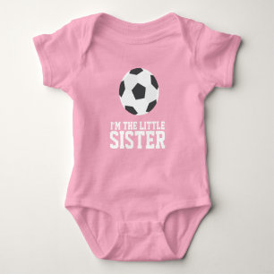 Body "I'm the Little Sister" Numéro du maillot de footb