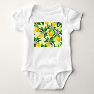 Body Imaginaire citron : Motif Floral Créatif