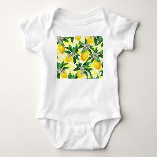 Body Imaginaire citron : Motif Floral Créatif