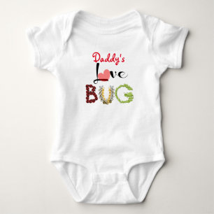 Body Insecte de l'amour du papa, mignon et personnalis