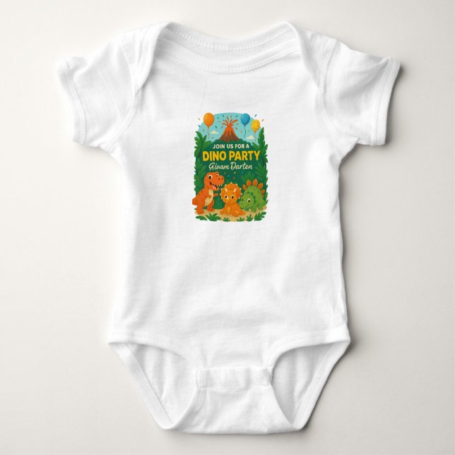 Body Invitation d'anniversaire pour enfants – Jolie fêt (Devant)