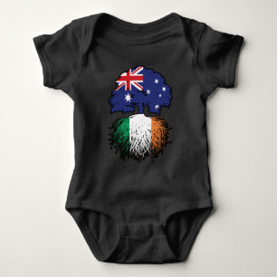Body Irlande Australie Australie drapeau des racines d'