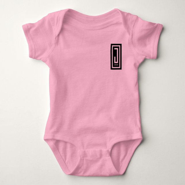 Body j vêtements design pour bébé (Devant)