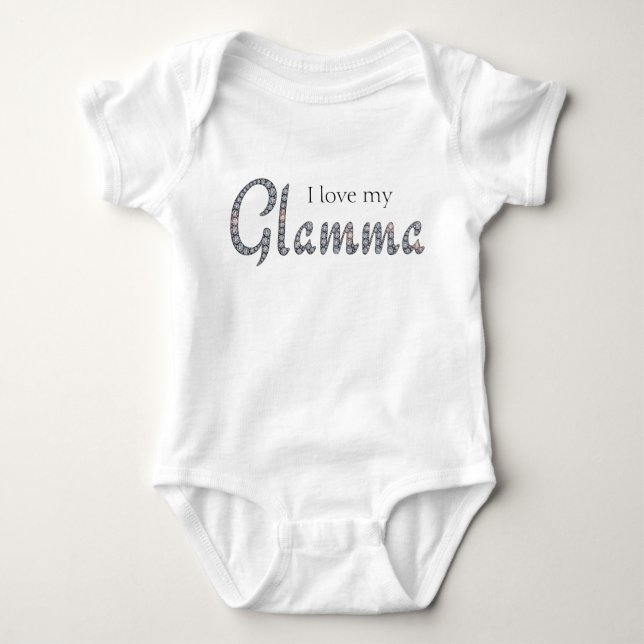Body J'adore le costume de bébé Glamma (Devant)