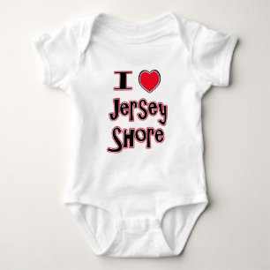 Body J'adore le jersey shore rouge