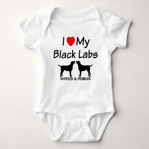 Body J'adore mes deux Black Labs