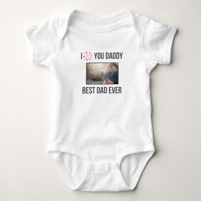 BODY J'ADORE MES VÊTEMENTS BÉBÉS DORÉS PHOTO PERSONNALI (Devant)