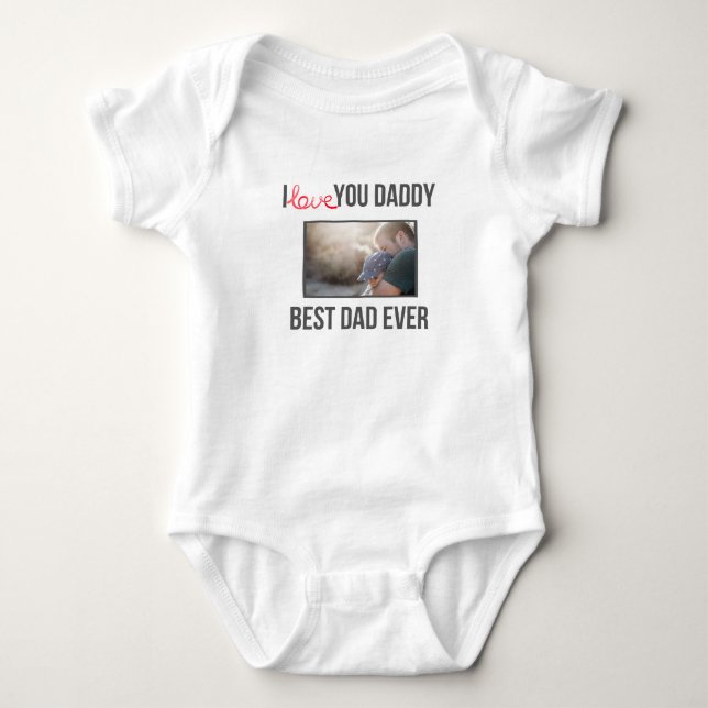 BODY J'ADORE MES VÊTEMENTS BÉBÉS DORÉS PHOTO PERSONNALI (Devant)