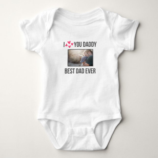 BODY J'ADORE MES VÊTEMENTS BÉBÉS DORÉS PHOTO PERSONNALI (Devant)