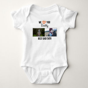 BODY J'ADORE MES VÊTEMENTS BÉBÉS DORÉS PHOTO PERSONNALI