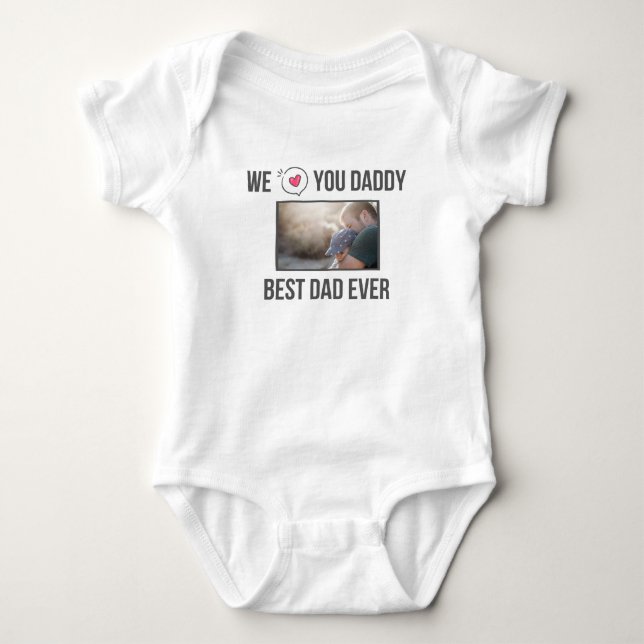 BODY J'ADORE MES VÊTEMENTS BÉBÉS DORÉS PHOTO PERSONNALI (Devant)