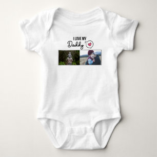 BODY J'ADORE MES VÊTEMENTS BÉBÉS DORÉS PHOTO PERSONNALI