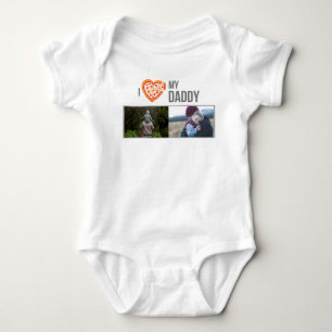 BODY J'ADORE MES VÊTEMENTS BÉBÉS DORÉS PHOTO PERSONNALI