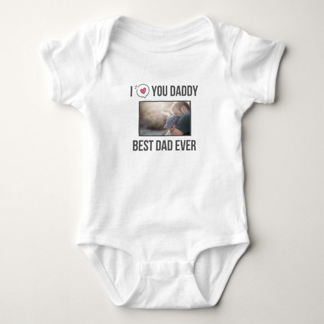 BODY J'ADORE MES VÊTEMENTS BÉBÉS DORÉS PHOTO PERSONNALI (Devant)