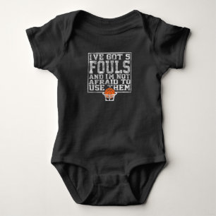 Body J'ai 5 Fouls amusant joueur de basket-ball sarcast
