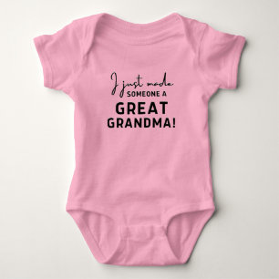 Body J'Ai Fait De Quelqu'Un Un Grand Petit Cadeau Bébé