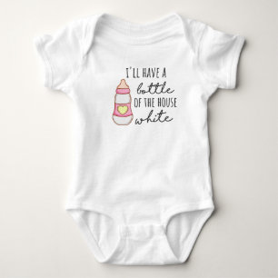 Body J'Ai Une Bouteille De Bodysuit Blanche De La Maiso