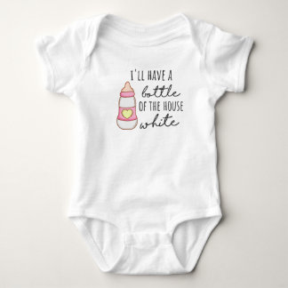 Body J'Ai Une Bouteille De Bodysuit Blanche De La Maiso