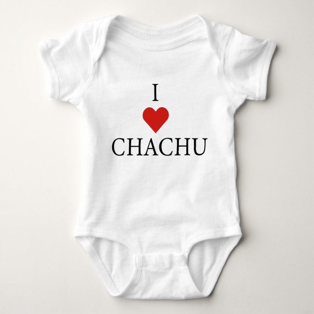 Body J'AIME CHACHU Baby Bodysuit (Devant)