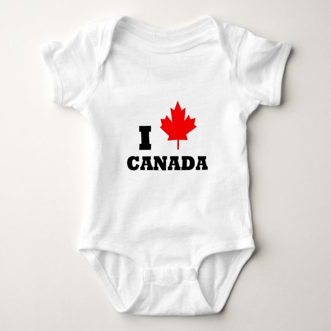 Body J'aime le Canada (Devant)