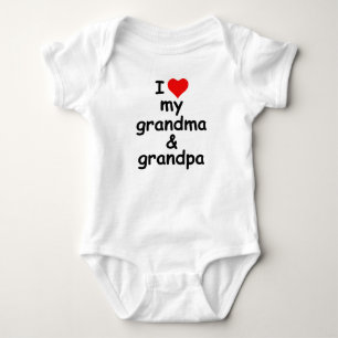 Body J'aime ma grand-maman et grand-papa