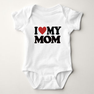Body J'aime ma mère Funny Fête des mères Cadeaux pour m