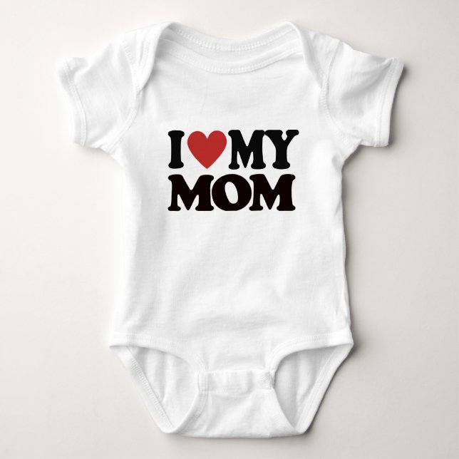 Body J'aime ma mère Funny Fête des mères Cadeaux pour m (Devant)