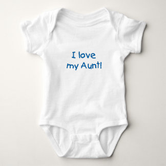 Body J'aime ma tante ! (bleu) plante grimpante