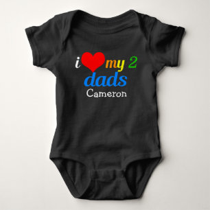 Body J'aime mes deux papas Gay pride Custom