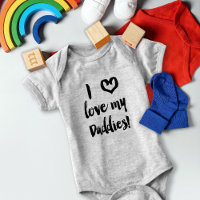 J'Aime Mes Pères Bébé Gay Pads