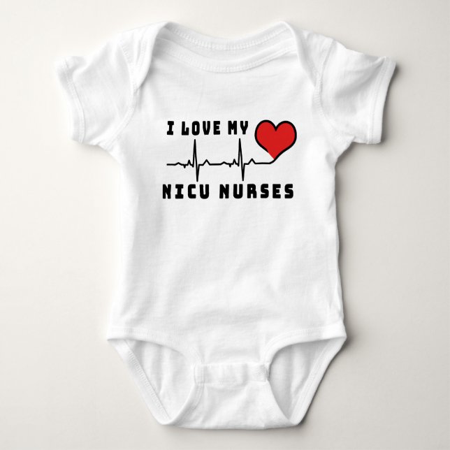 Body J'aime mon battement de coeur d'infirmières de (Devant)
