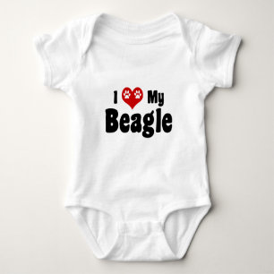 Body J'aime mon Beagle