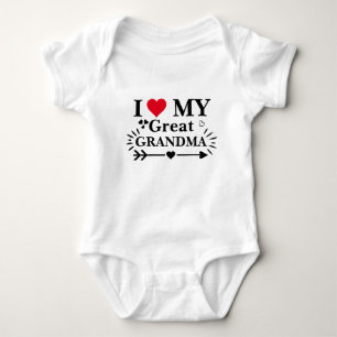 Body J'Aime Mon Grand Grand Grand-Mère Cadeau