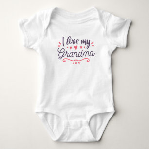 Body J'Aime Mon Grand-Mère Mignonne Nouveau Vêtements P