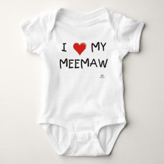 Body J'AIME MON MEEMAW. Creeper. infantile