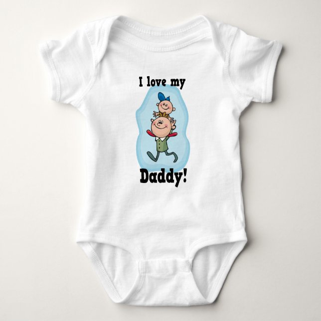 Body J'aime mon t-shirt papa (Devant)