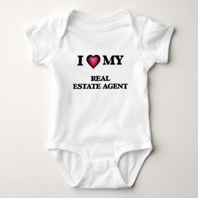Body J'aime mon vrai agent immobilier (Devant)