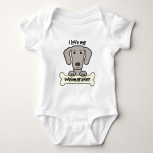 Body J'aime mon Weimaraner