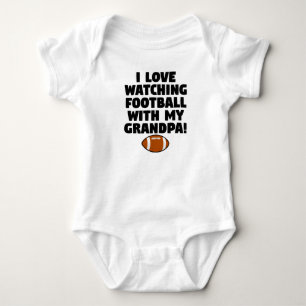 Body J'aime observer le football avec mon grand-papa