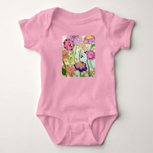 Body Jardin de fleurs Un morceau pour bébé