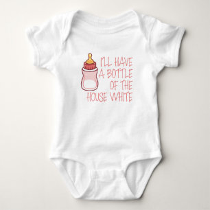 Body J'aurai une bouteille de la maison White Infant Gi