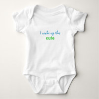 Je Me Réveille Cette Mignonne Onsie Bio