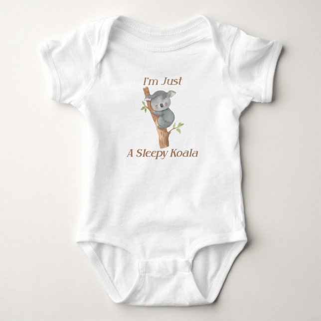 Body Je ne suis qu'un Koala mignonne design bébé Sleepy (Devant)